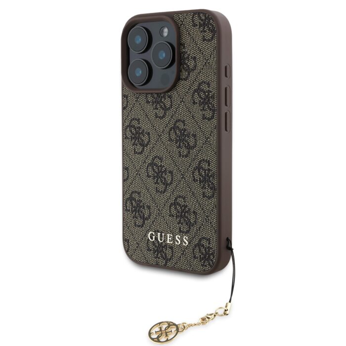 Калъф от Guess 4G Charm Case за iPhone 16 Pro Tone on Tone Brown - Image 1