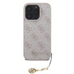 Калъф от Guess 4G Charm Case за iPhone 16 Pro Tone on Tone Pink - Image 2