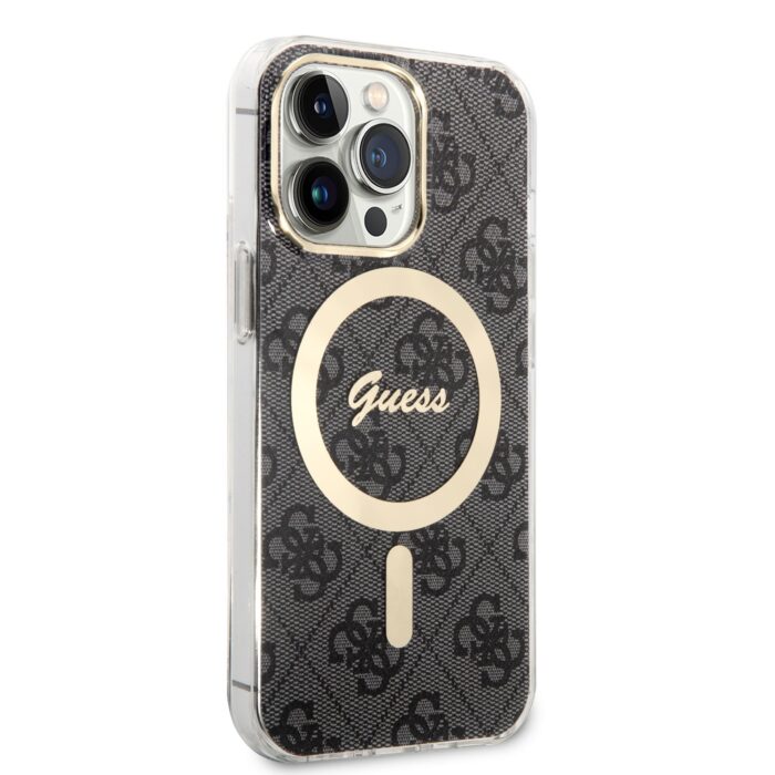 Калъф от Guess case за iPhone 13 Pro 6,1" black hardcase Magsafe IML 4G - Image 3