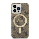 Калъф от Guess case за iPhone 13 13 Pro 6,1" brown hard case 4G MagSafe - Image 2