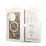 Калъф от Guess case за iPhone 13 13 Pro 6,1" brown hard case 4G MagSafe - Image 6