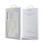 Калъф от Guess IML Glitter Ring MagSafe Case за iPhone 16 Pro Transparent - Image 6