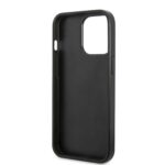 Калъф от Guess PC/TPU Glitter Flakes Metal Logo Case за iPhone 14 Pro Black - Image 5