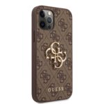 Калъф Guess PU 4G Metal Logo Case for iPhone 12/12 Pro Brown - Image 3