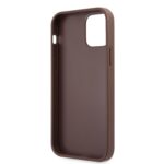 Калъф Guess PU 4G Metal Logo Case for iPhone 12/12 Pro Brown - Image 5