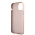Guess PU 4G Metal Logo Case for iPhone 12/12 Pro Pink - Image 5