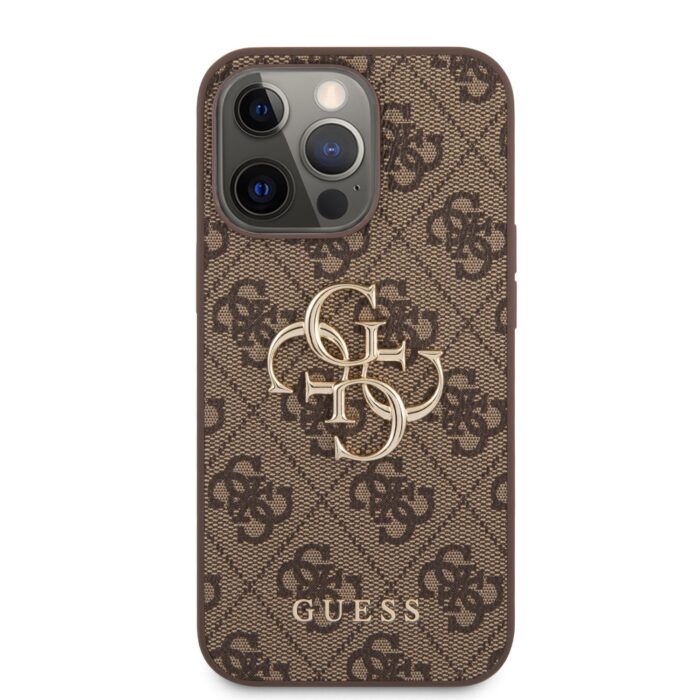Калъф GUESS 4G Big Metal Logo GUHCP13X4GMGBR for Iphone 13 Pro Max brown - Image 2