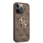 Калъф GUESS 4G Big Metal Logo GUHCP13X4GMGBR for Iphone 13 Pro Max brown - Image 3
