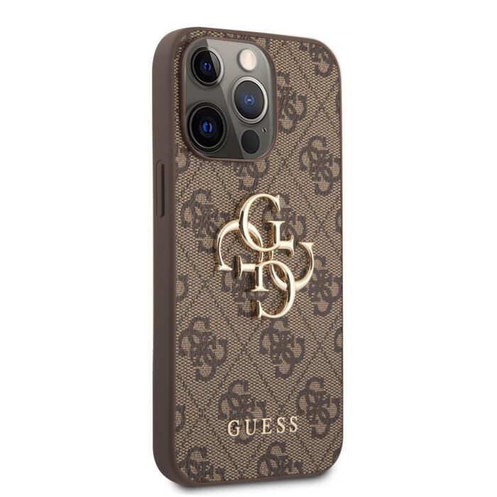 Калъф GUESS 4G Big Metal Logo GUHCP13X4GMGBR for Iphone 13 Pro Max brown - Image 3