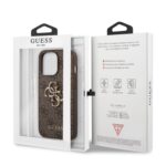Калъф GUESS 4G Big Metal Logo GUHCP13X4GMGBR for Iphone 13 Pro Max brown - Image 6