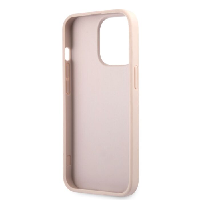 Калъф Guess PU 4G Metal Logo Case for iPhone 13 Pro Pink - Image 5