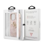 Калъф Guess PU 4G Metal Logo Case for iPhone 13 Pro Pink - Image 6