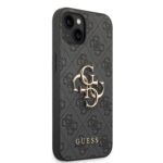 Калъф от Guess PU 4G Metal Logo Case за iPhone 14 Grey - Image 3