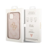 Калъф от Guess PU 4G Metal Logo Case за iPhone 15 Pink - Image 6
