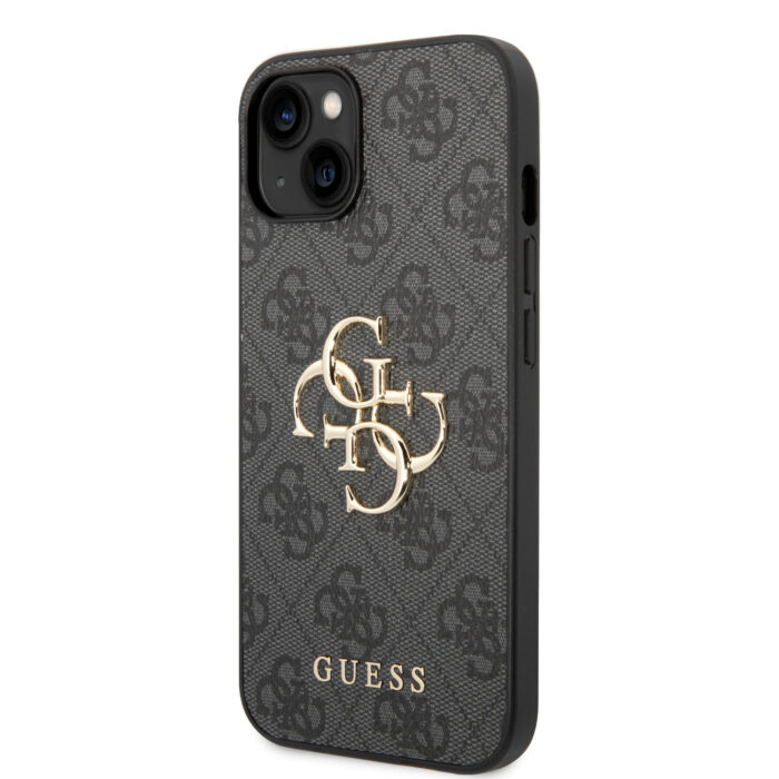 Калъф от Guess PU 4G Metal Logo Case за iPhone 15 Plus Grey - Image 2