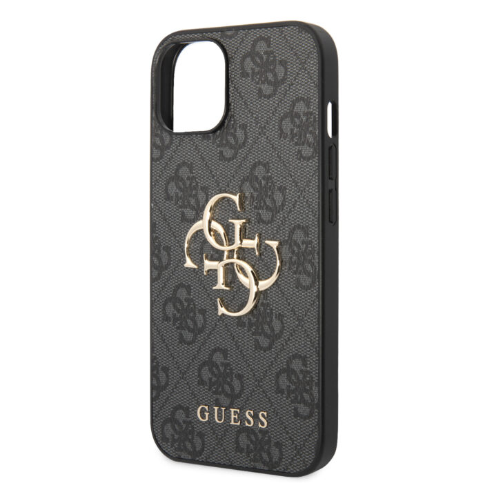 Калъф от Guess PU 4G Metal Logo Case за iPhone 15 Plus Grey - Image 4