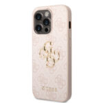калъф от Guess PU 4G Metal Logo Case за iPhone 15 Pro Pink - Image 2