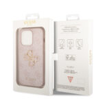 калъф от Guess PU 4G Metal Logo Case за iPhone 15 Pro Pink - Image 6