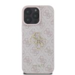 Калъф от Guess PU 4G Metal Logo Case за iPhone 16 Pro Pink - Image 2