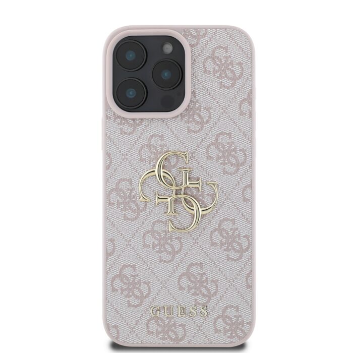 Калъф от Guess PU 4G Metal Logo Case за iPhone 16 Pro Pink - Image 2