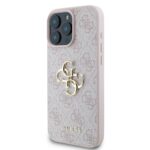 Калъф от Guess PU 4G Metal Logo Case за iPhone 16 Pro Pink - Image 3