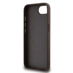 Калъф от 
Guess PU 4G Metal Logo Case за iPhone 16e Brown - Image 6