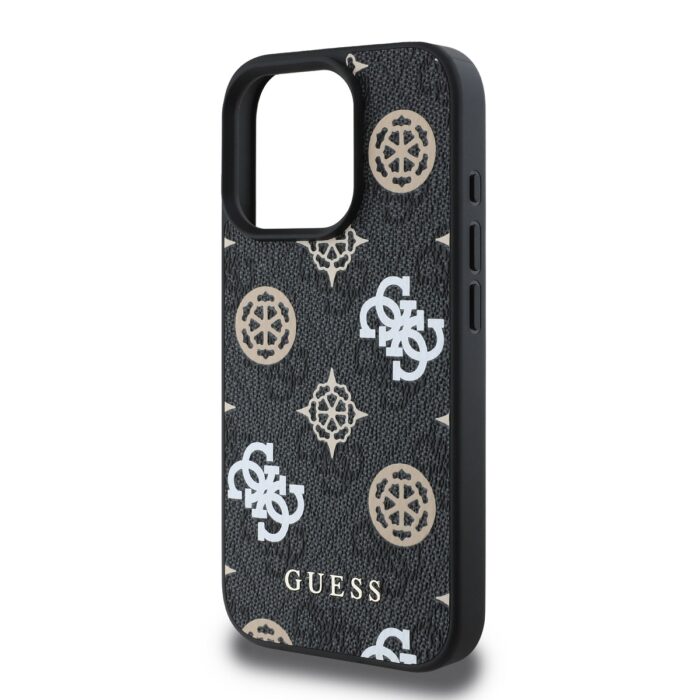 Калъф от Guess PU 4G Peony MagSafe Case за iPhone 16 Pro Black - Image 4