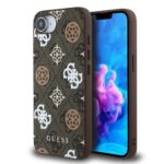 Калъф от 
Guess PU 4G Peony MagSafe Case за iPhone 16e Brown