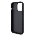 Калъф от Guess за iPhone 15 Pro Max Hardcase Leather 4G Diamond Triangle Black - Image 7