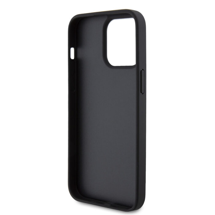Калъф от Guess за iPhone 15 Pro Max Hardcase Leather 4G Diamond Triangle Black - Image 7