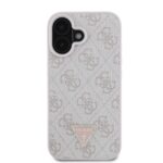 Калъф от Guess PU 4G Strass Triangle Metal Logo Case за iPhone 16 Pink - Image 2