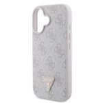 Калъф от Guess PU 4G Strass Triangle Metal Logo Case за iPhone 16 Pink - Image 4