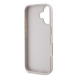 Калъф от Guess PU 4G Strass Triangle Metal Logo Case за iPhone 16 Pink - Image 5