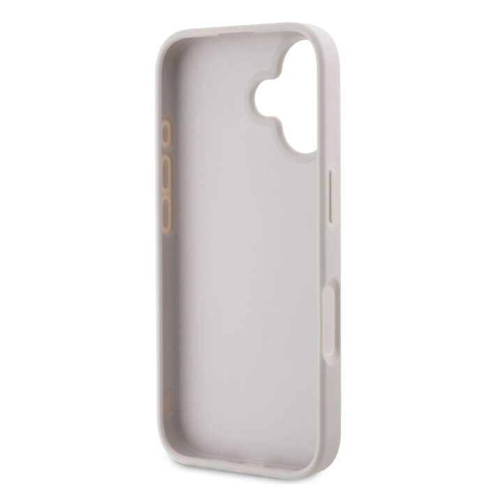 Калъф от Guess PU 4G Strass Triangle Metal Logo Case за iPhone 16 Pink - Image 5