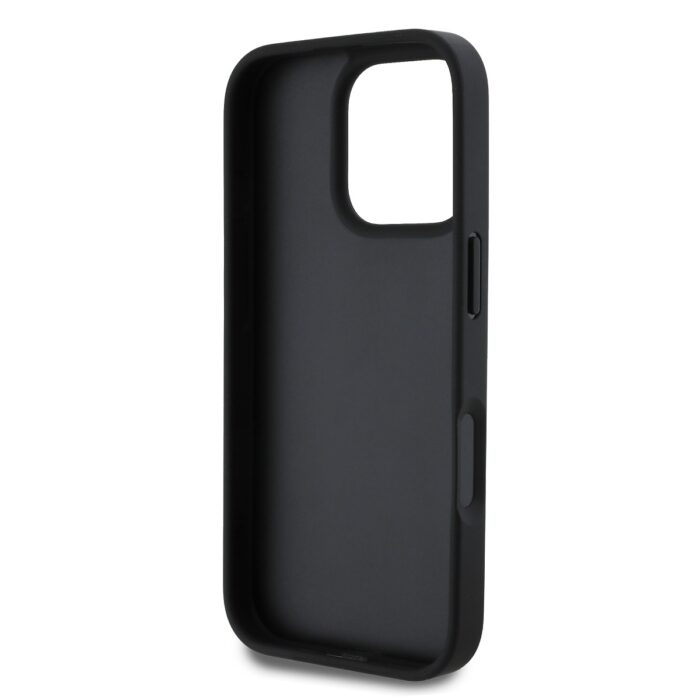 Калъф от Guess PU 4G Strass Triangle Metal Logo Case за iPhone 16 Pro Max Black - Image 5
