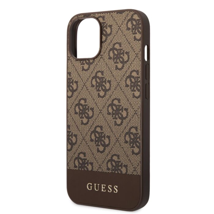 Калъф от Guess 4G Stripe Case за iPhone 14 Brown - Image 4
