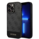 Калъф от Guess 4G Stripe Case за iPhone 14 Pro - Max Grey