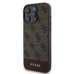 Калъф от Guess PU 4G Stripe Case за iPhone 16 Pro Brown - Image 3