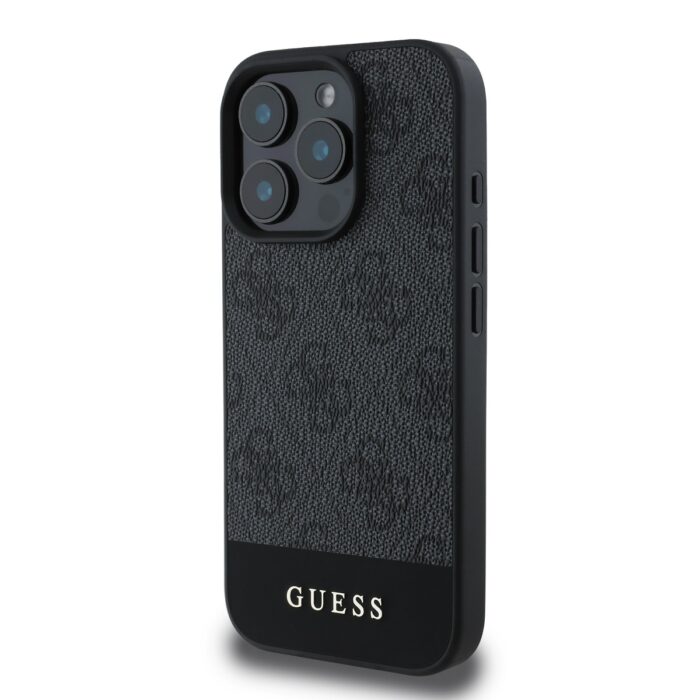 Калъф от 
Guess PU 4G Stripe за iPhone 16 Pro Grey - Image 3