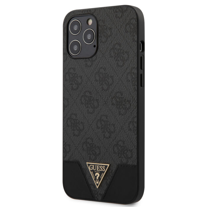 Калъф Guess 4G Triangle Case for iPhone 12 Pro Max 6.7 Grey - Image 1