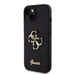 Калъф от
Guess PU Fixed Glitter 4G Metal Logo Case за iPhone 13 Black