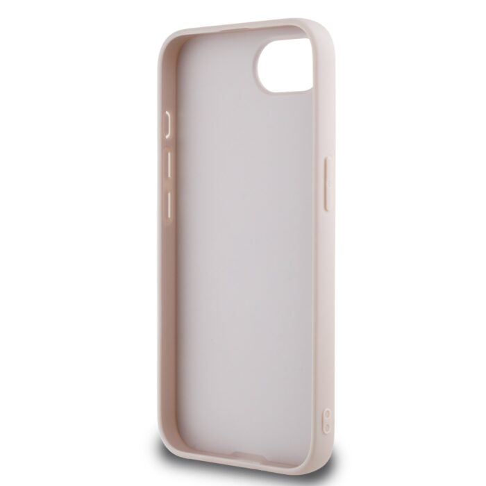 Калъф от 
Guess PU Grained 4G Metal Logo Case за iPhone 16e Pink - Image 6