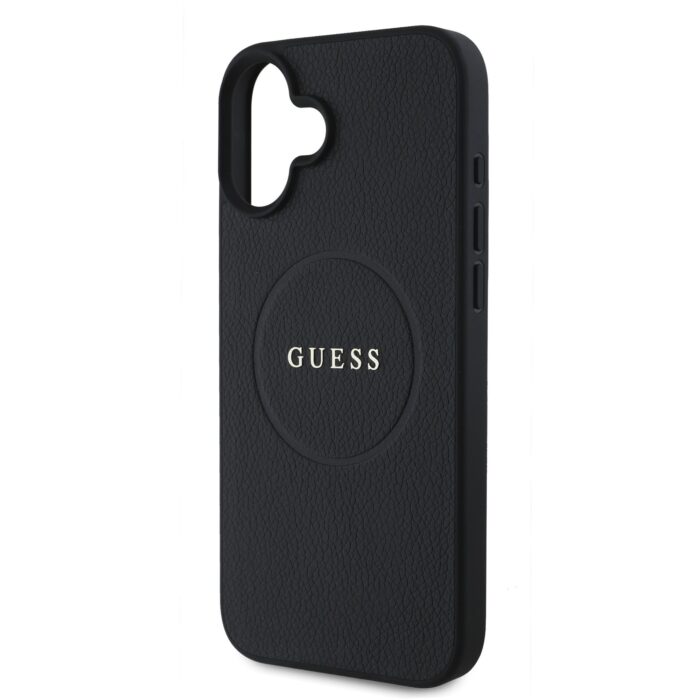 Калъф от Guess PU Grained Classic Logo MagSafe Case за iPhone 16 Black - Image 4