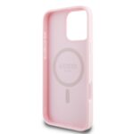 Калъф от Guess PU Grained Classic Logo MagSafe Case за iPhone 16 Pro Pink - Image 5