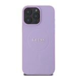 Калъф от Guess PU Grained Classic Logo MagSafe Case за iPhone 16 Pro Purple - Image 2