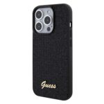 Калъф от Guess PU Square Mirror Script Logo Case за iPhone 15 Pro Black - Image 2
