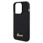 Калъф от Guess PU Square Mirror Script Logo Case за iPhone 15 Pro Black - Image 4