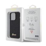 Калъф от Guess PU Square Mirror Script Logo Case за iPhone 15 Pro Black - Image 6
