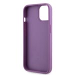 Калъф от Guess Rhinestones Triangle Metal Logo Kryt pro за iPhone 15 Purple - Image 6
