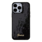 Калъф от Guess za iPhone 15 Pro Max Hardcase Sequin Script Metal Black - Image 3